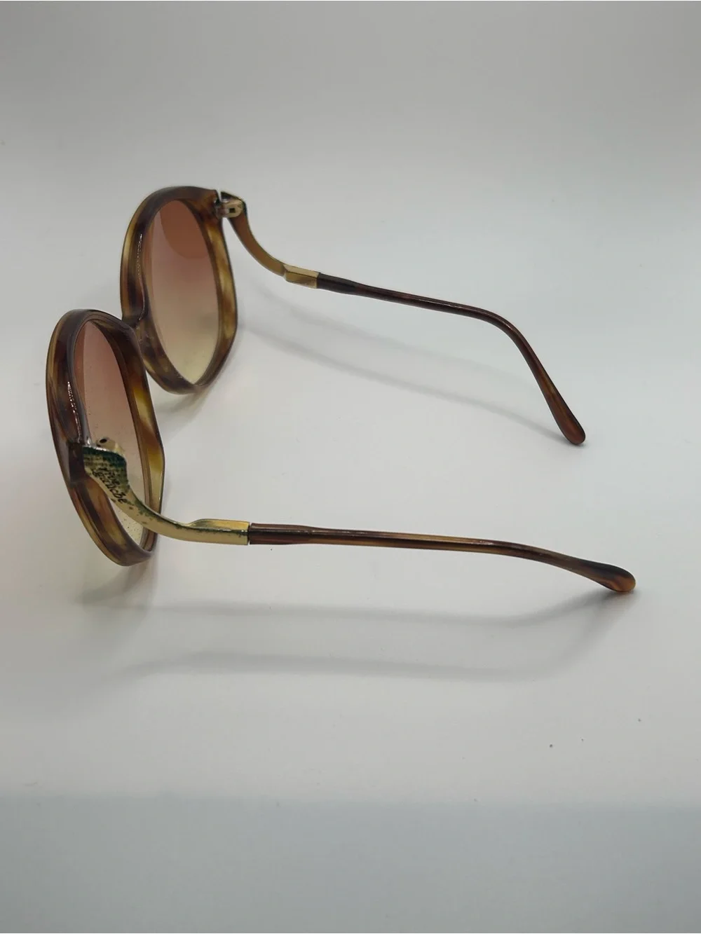 Vintage Rive Gauche by YSL Yves Saint Laurent Oversize Sunglasses Brown Selling